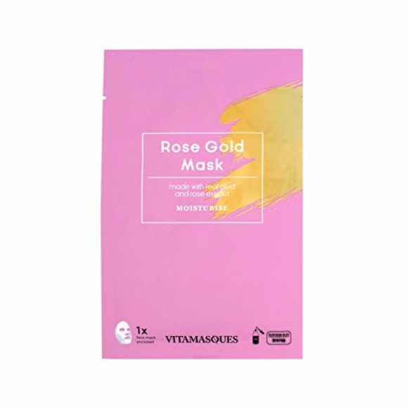 VITAMASQUES | Rose Gold Sheet Mask (10 Pc) - Picture 1 of 6